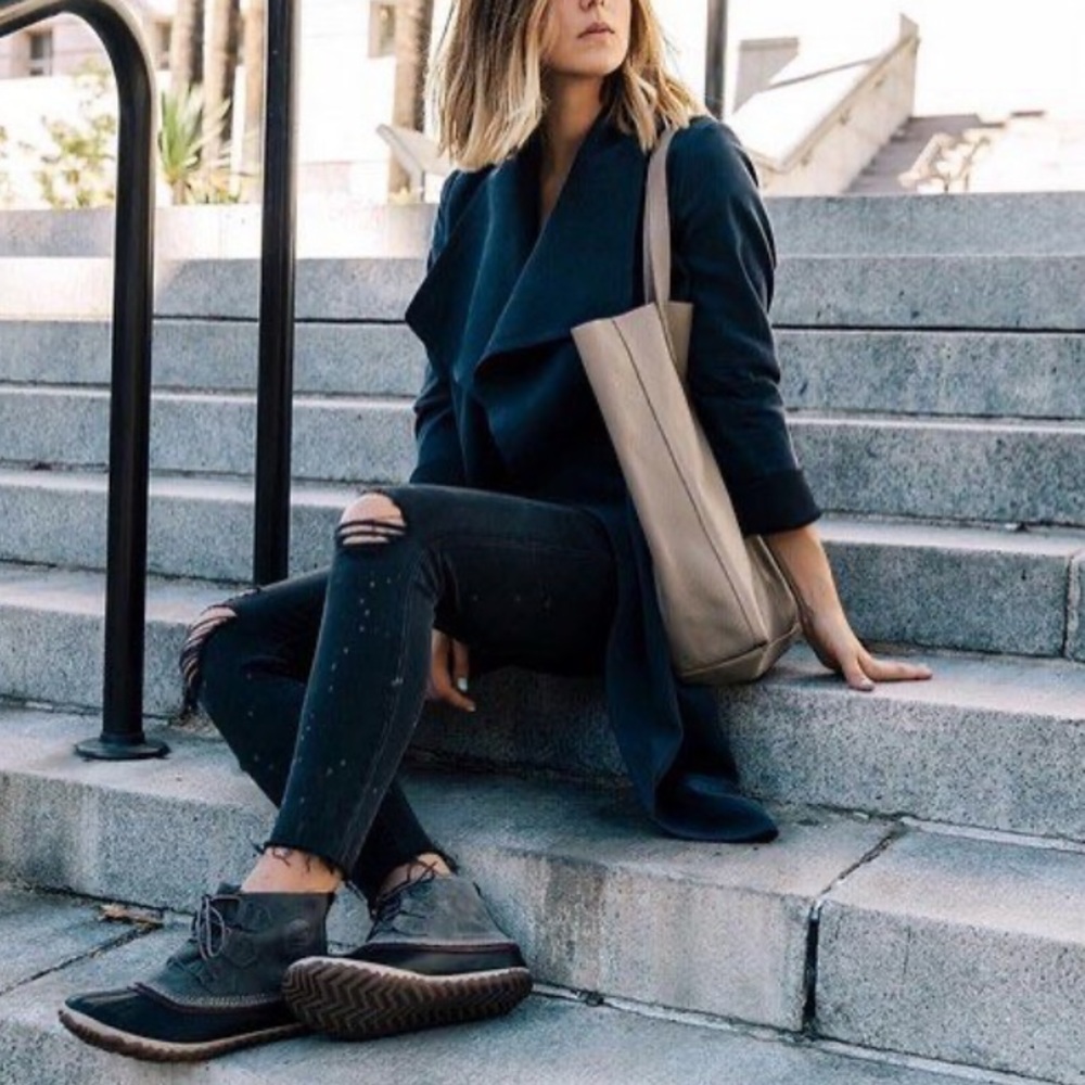 SOREL Out N About Waterproof Leather Booties